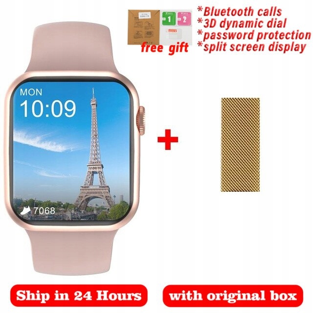 Unisex hodinky - Smartwatch Watch-add a kovový pás dt100 plus