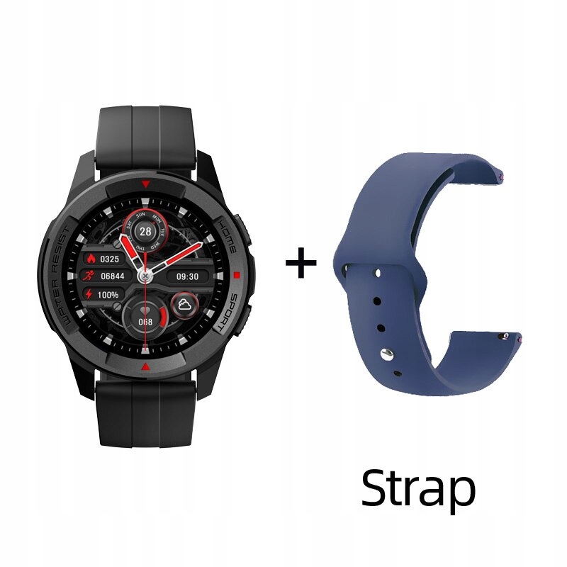Unisex hodinky - Smartwatch Watch-add modrý popruh