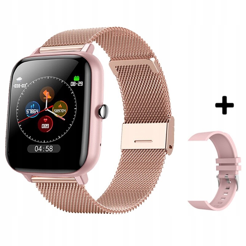 Unisex hodinky - Smartwatch Watch-add Steel Golden