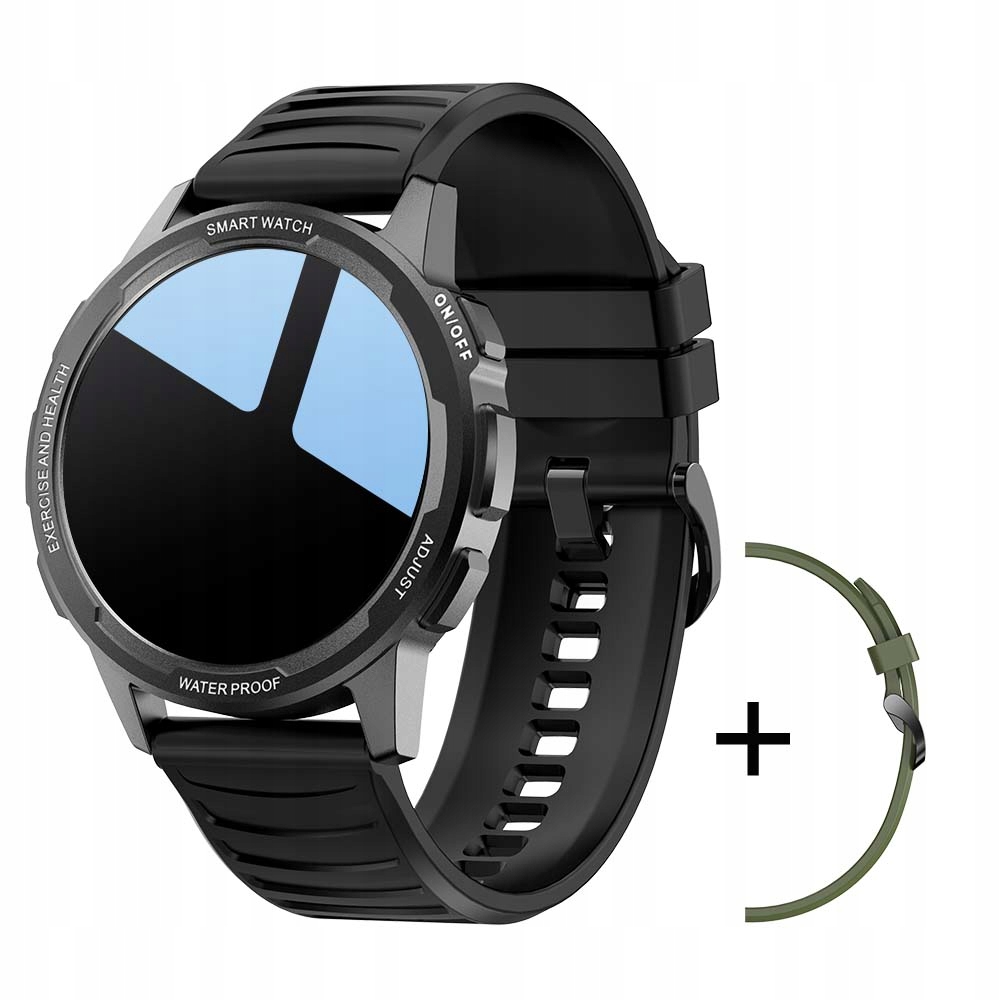 Unisex hodinky - Smartwatch Watch-pridaný zelený remienok