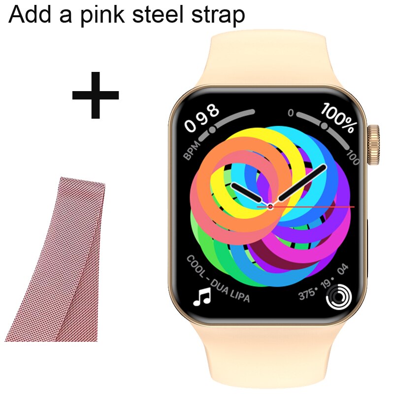 Unisex hodinky - Smartwatch Watch-GD Pridajte ružovú oceľ!
