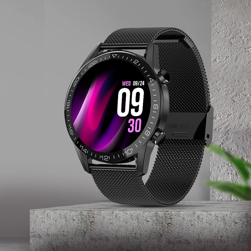 Unisex hodinky - Smartwatch Watch-i12 Milanese Black