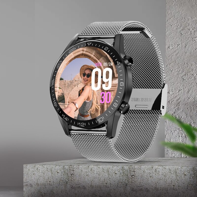 Unisex hodinky - Smartwatch Watch-i12 Milanese Silver