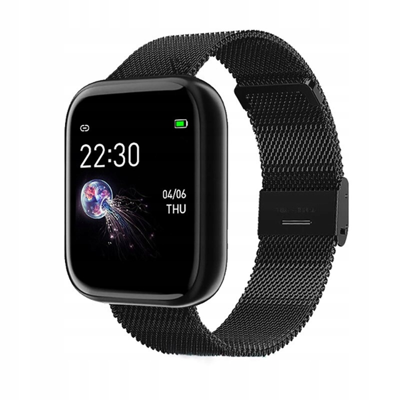 Unisex hodinky - Smartwatch Watch-I5 Pro Black Metal
