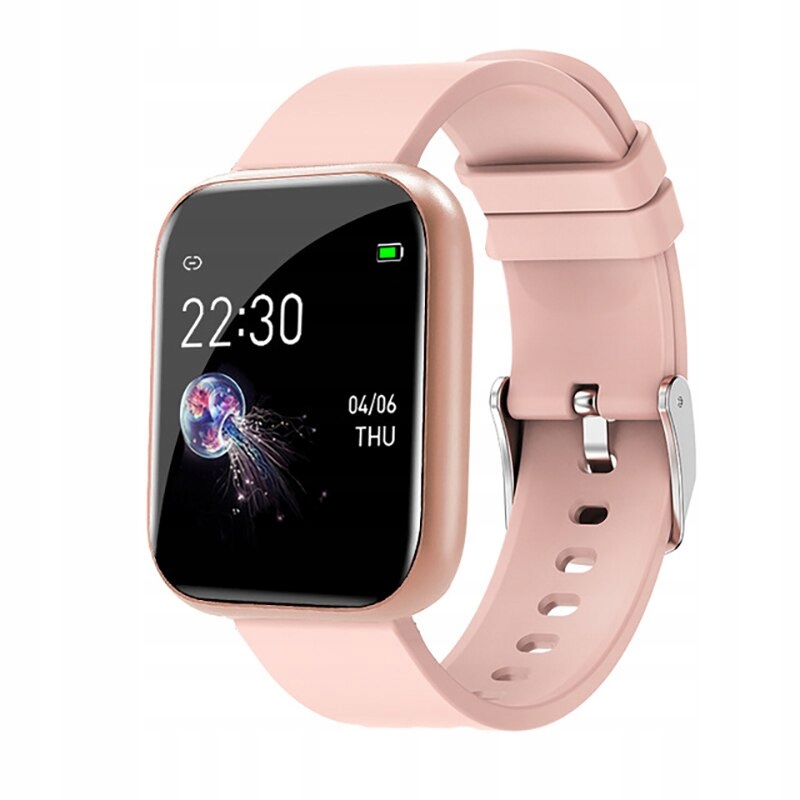 Unisex hodinky - Smartwatch Watch-I5 Pro Pink Silica
