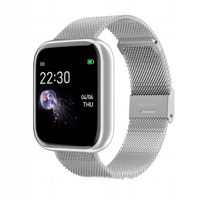 Unisex hodinky - Smartwatch Watch-I5 Pro Silver Metal