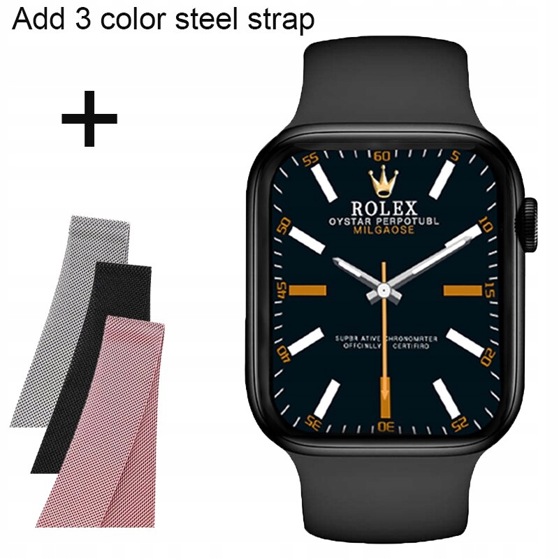 Unisex hodinky - Smartwatch Watch-N76-BK-ADD-3 SEF