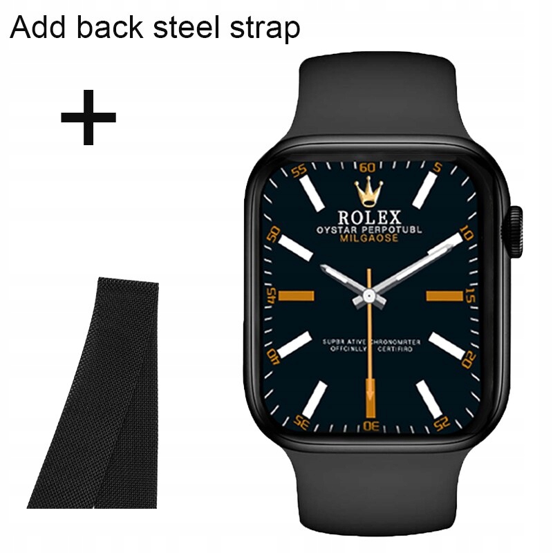 Unisex hodinky - Smartwatch Watch-N76-BK-ADD-BK SLAD