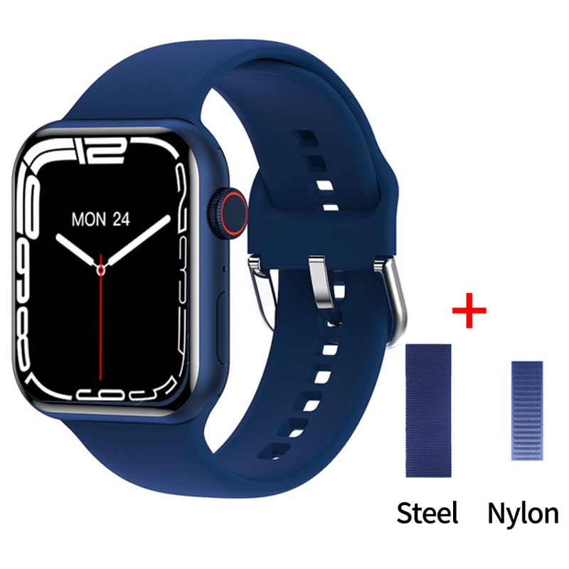 Unisex hodinky - Smartwatch Watch-Blue Foil 2 pás