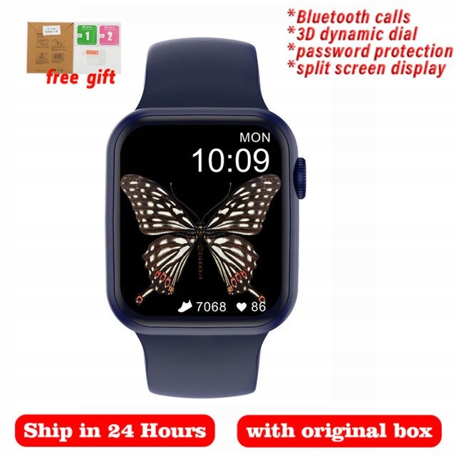 Unisex hodinky - Smartwatch Watch-Blue DT100 Pro Max