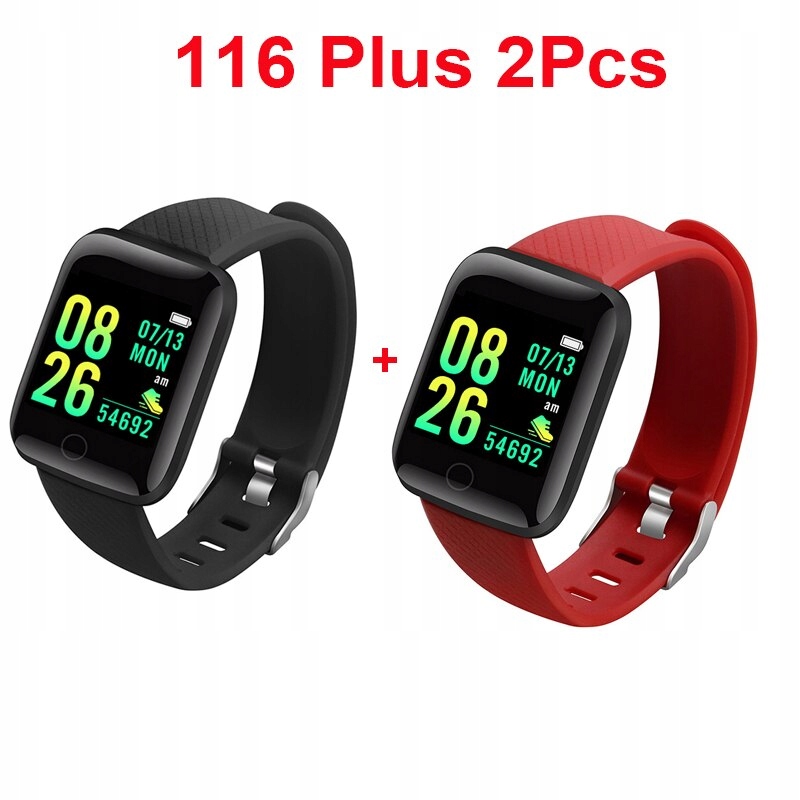 Unisex hodinky - Smartwatch Watch-Blue Red