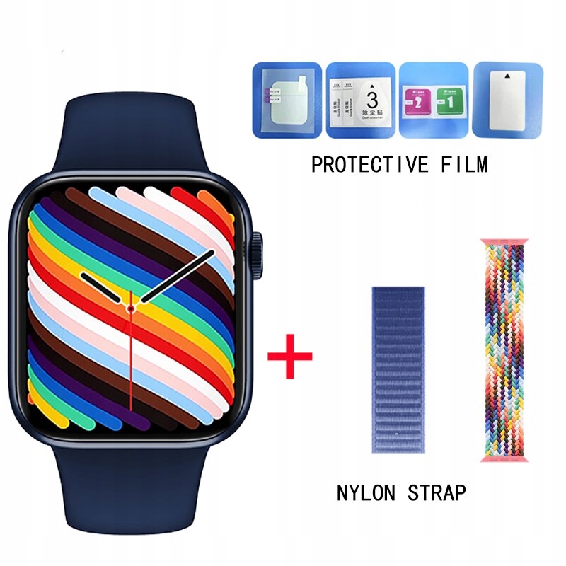 Unisex hodinky - Smartwatch Watch-Blue Pridať 2 nylon
