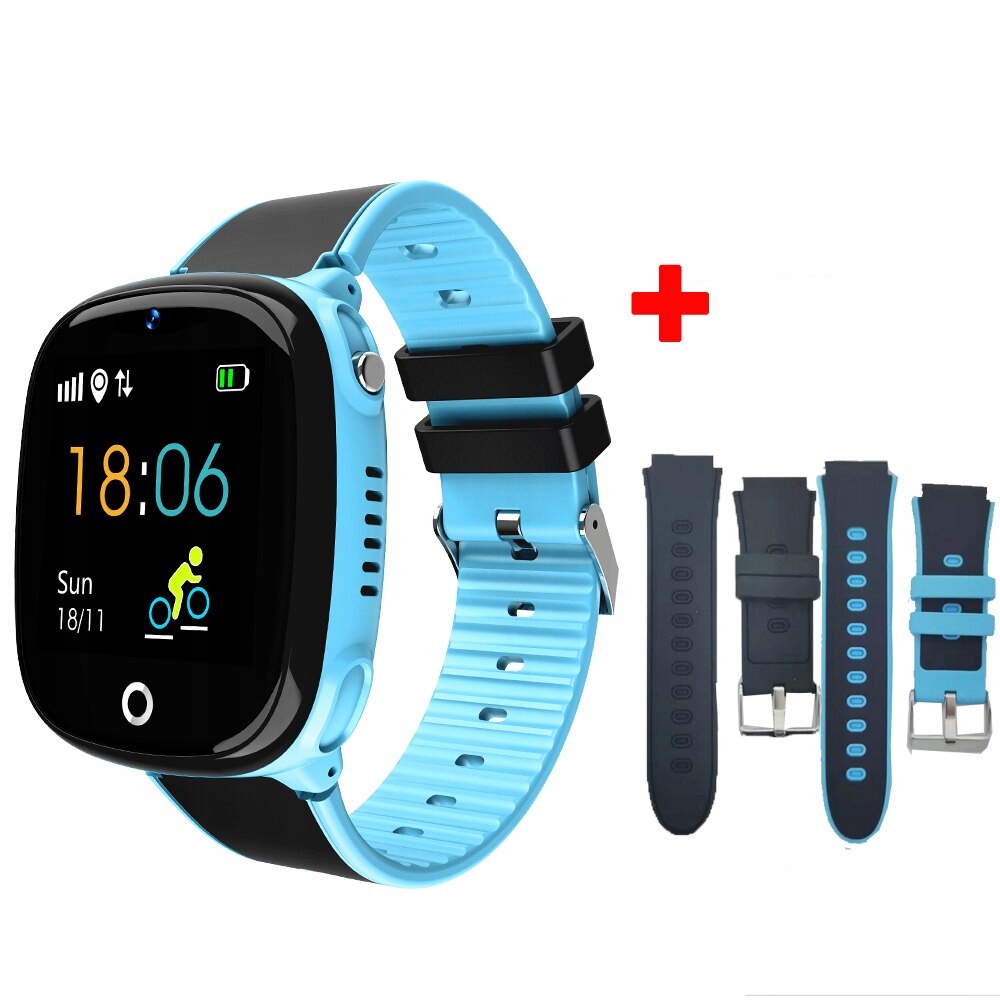Unisex hodinky - Smartwatch Watch-Blue Pridajte 2 turecké pruhy