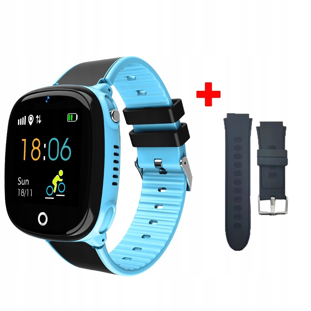 Unisex hodinky - Smartwatch Watch-Blue Pridajte čierny turecký