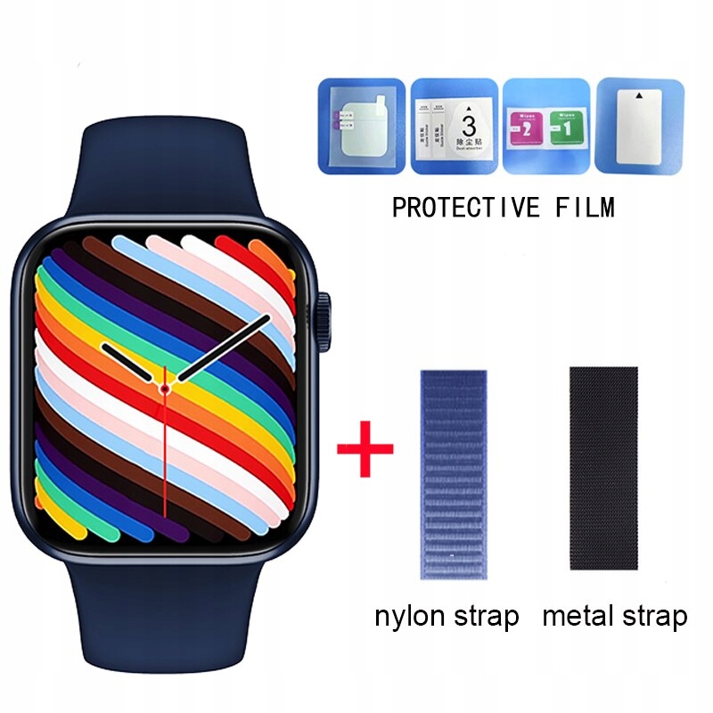 Unisex hodinky - Smartwatch Watch-Blue Pridať kov
