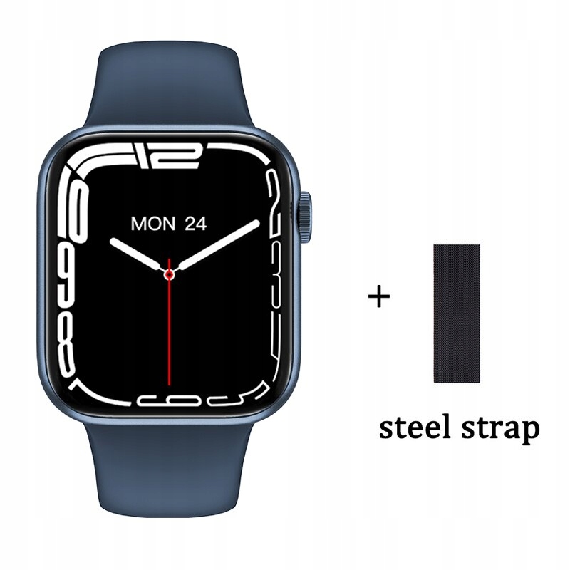 Unisex hodinky - Smartwatch Watch-Not Blue Pridať oceľ