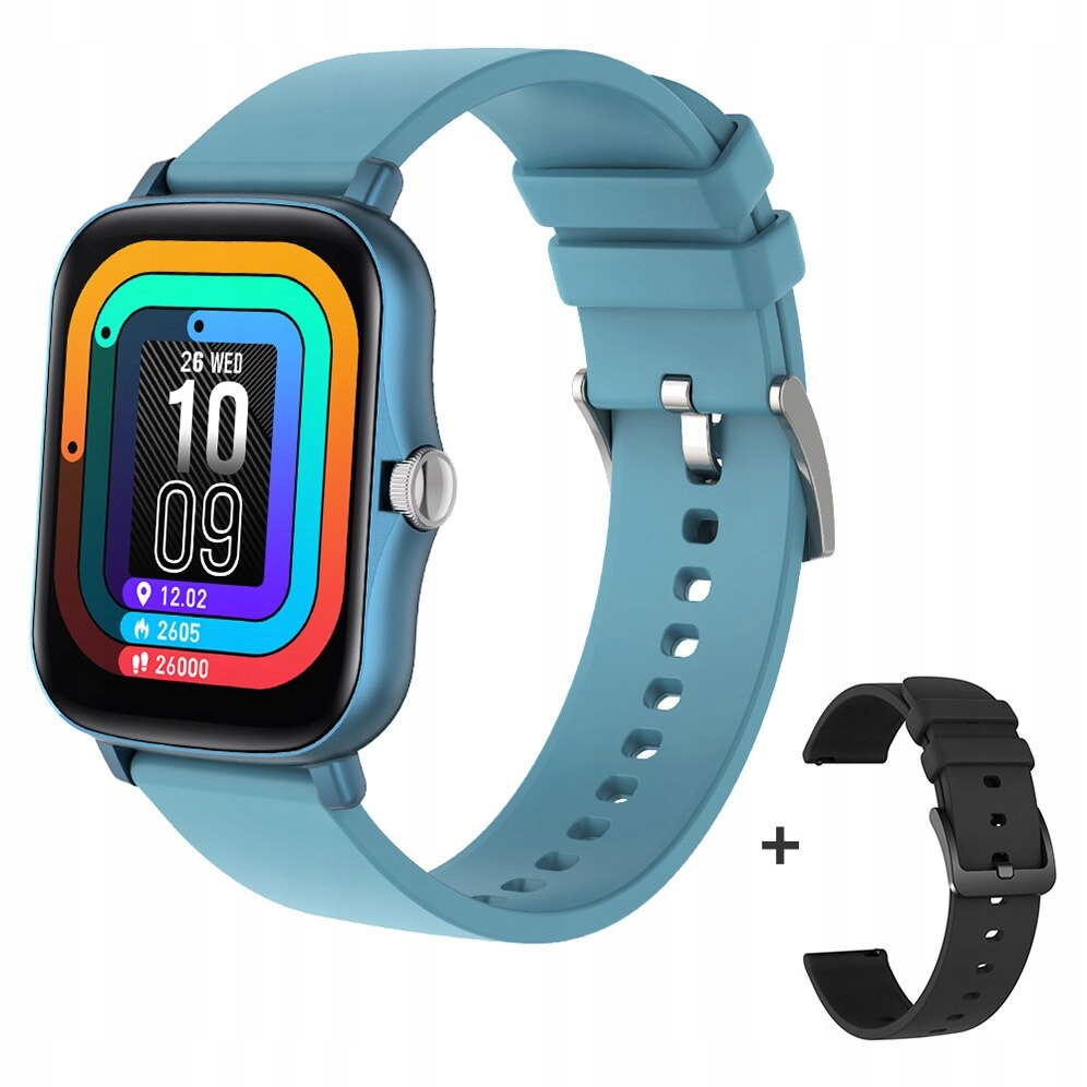 Unisex hodinky - Smartwatch Watch-Blue s pásom