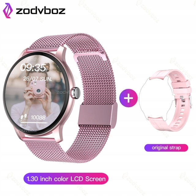 Unisex hodinky - Smartwatch Watch-ružové sieť