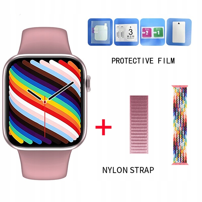 Unisex hodinky - Smartwatch Watch-ružové pridať 2 nylon