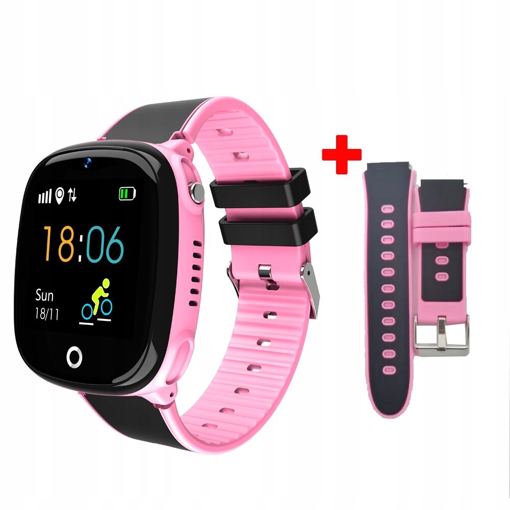 Unisex hodinky - Smartwatch Watch-ružové pridať ružovú turečku
