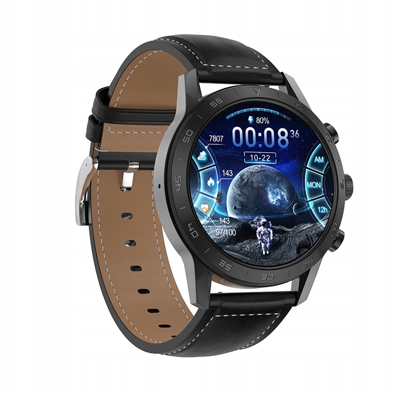 Unisex hodinky - Smartwatch Watch-Leek Black