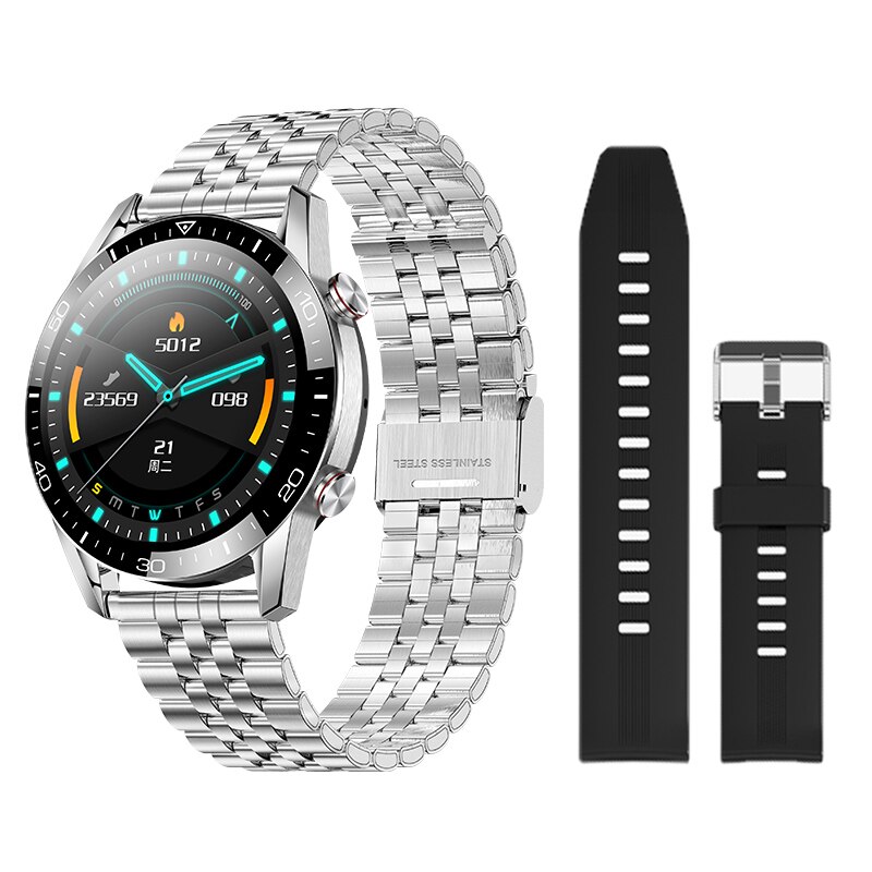 Unisex hodinky -  Smartwatch Watch-SrebrNA stal 5 Zhu