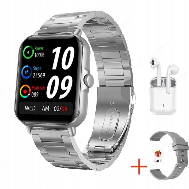 Unisex hodinky -  Smartwatch Watch-SreBRNA SLAD1