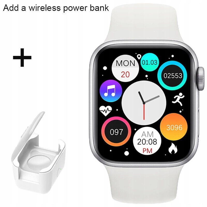 Unisex hodinky - Smartwatch Watch-Srebrny-add-wxcdb