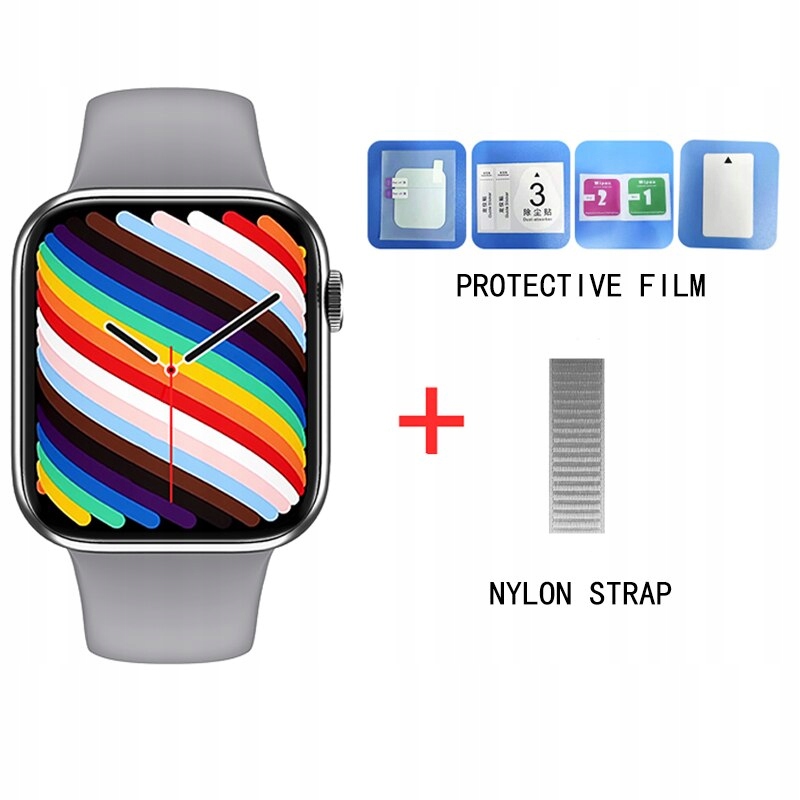 Unisex hodinky - Smartwatch Watch-Silver Pridať nylon