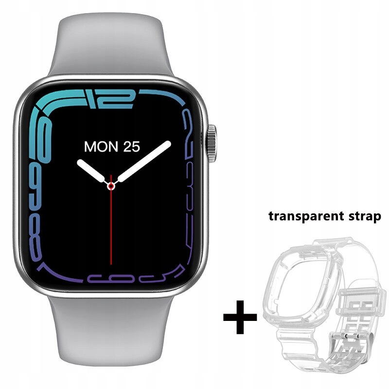 Unisex hodinky - Smartwatch Watch-Silver Pridajte popruh