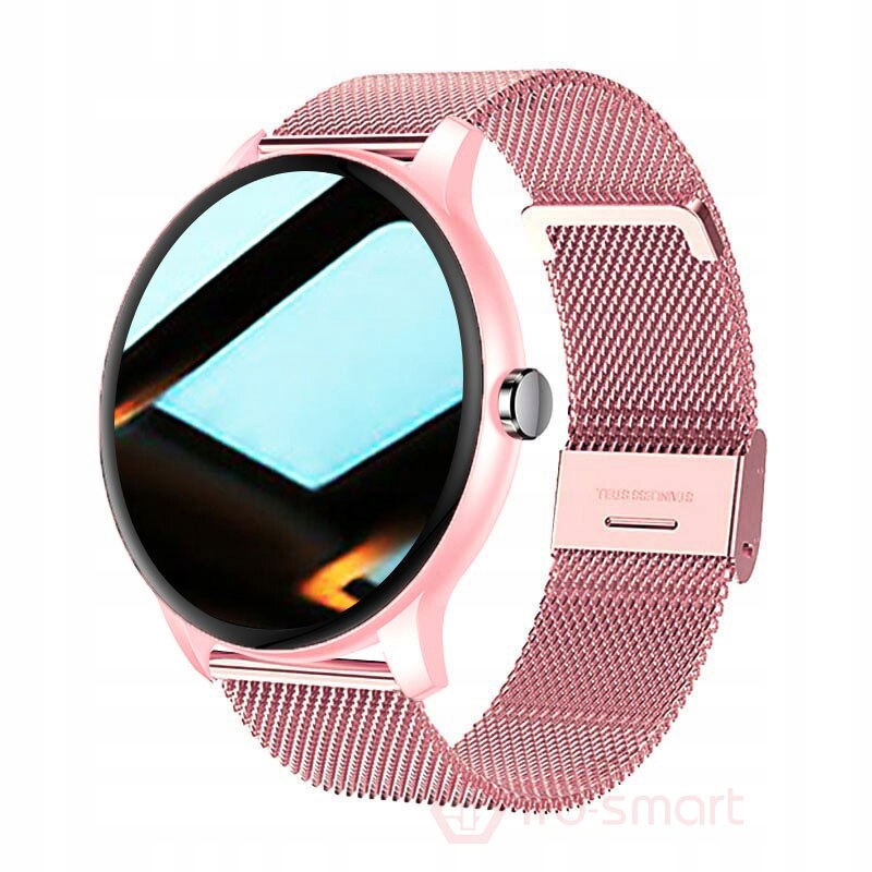Unisex hodinky - Smartwatch Watch-Stal ružová