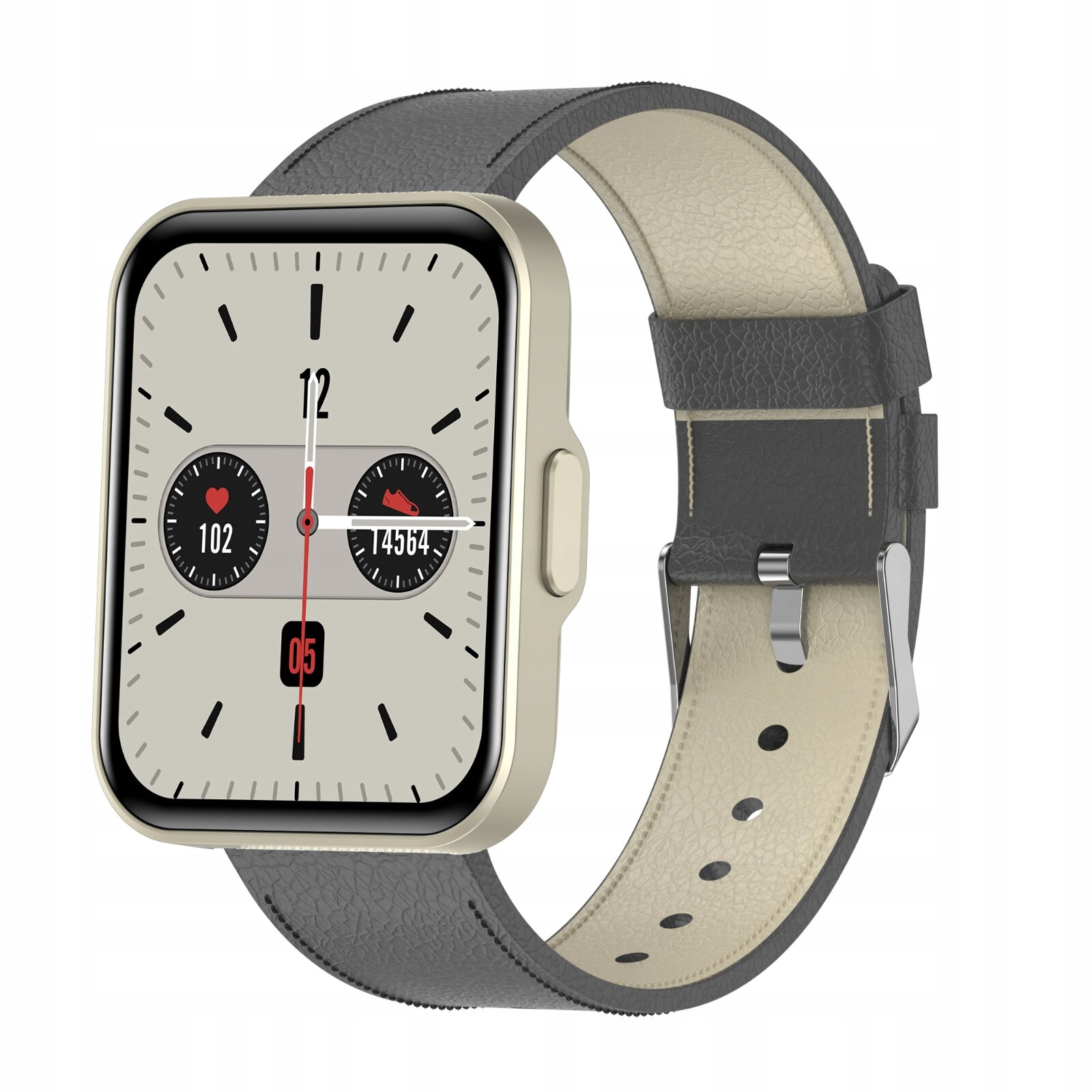 Unisex hodinky - Smartwatch Watch-Gray pokožka