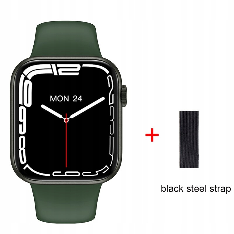 Unisex hodinky - Smartwatch Watch-Green Black Steel
