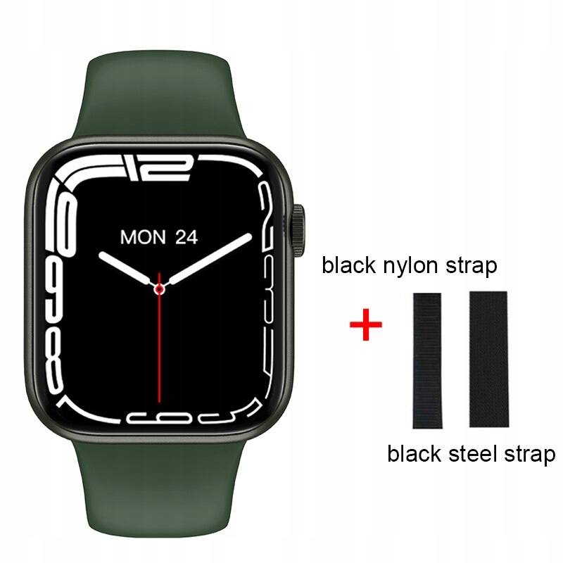 Unisex hodinky - Smartwatch Watch-Green Black 2 Belt