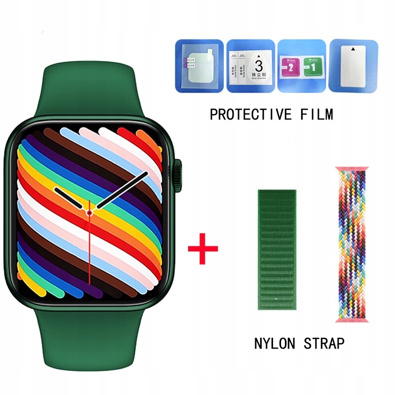 Unisex hodinky - Smartwatch Watch-Green Pridať 2 nylony