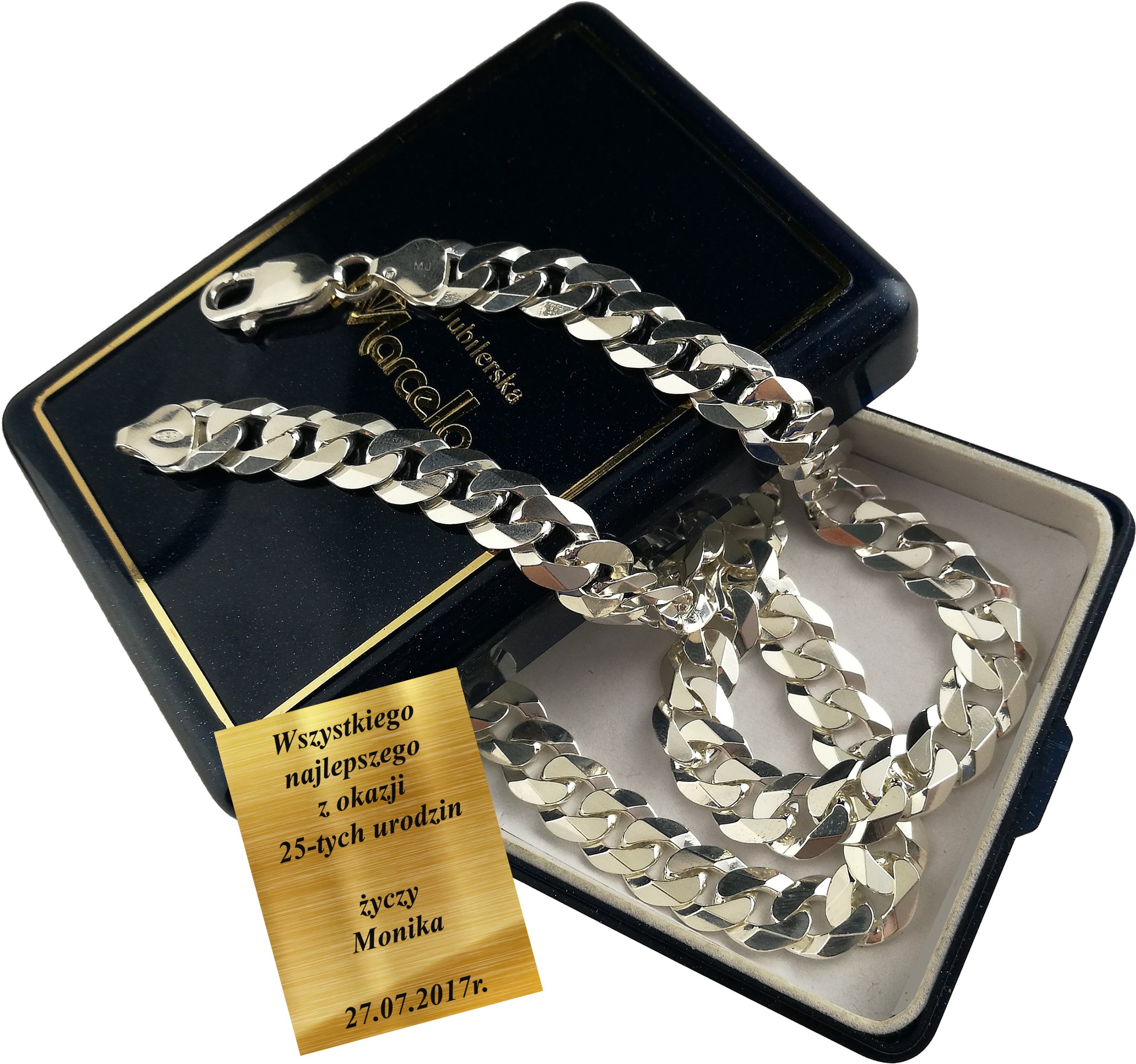 Solid Silver Men's Chain Talk +Free!