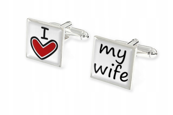 Cufflinks pre manžela, ktorý miluje svoju manželku AR1235