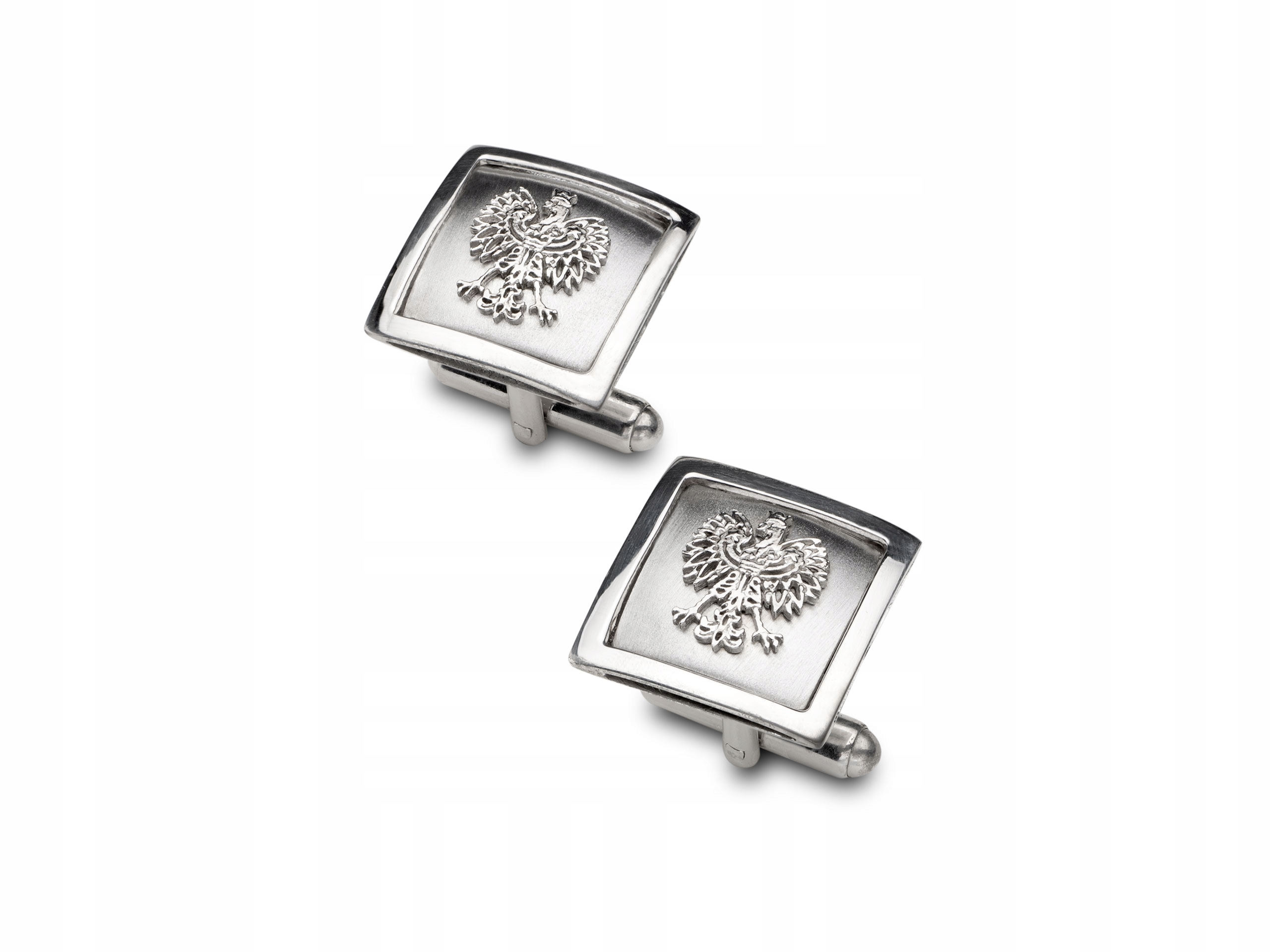 T -shirt Cufflinks s orlom -srebro