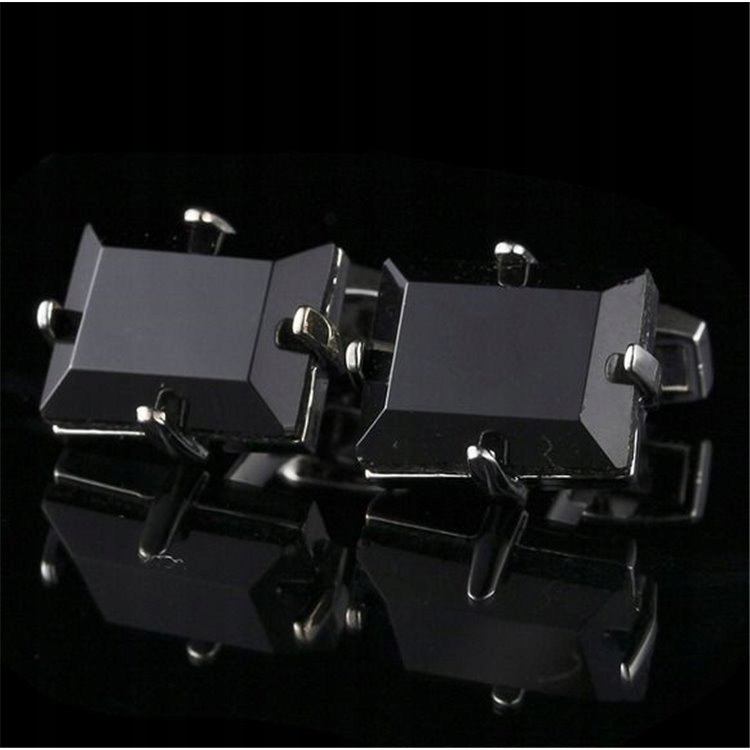 CuffLinks čierne kryštály