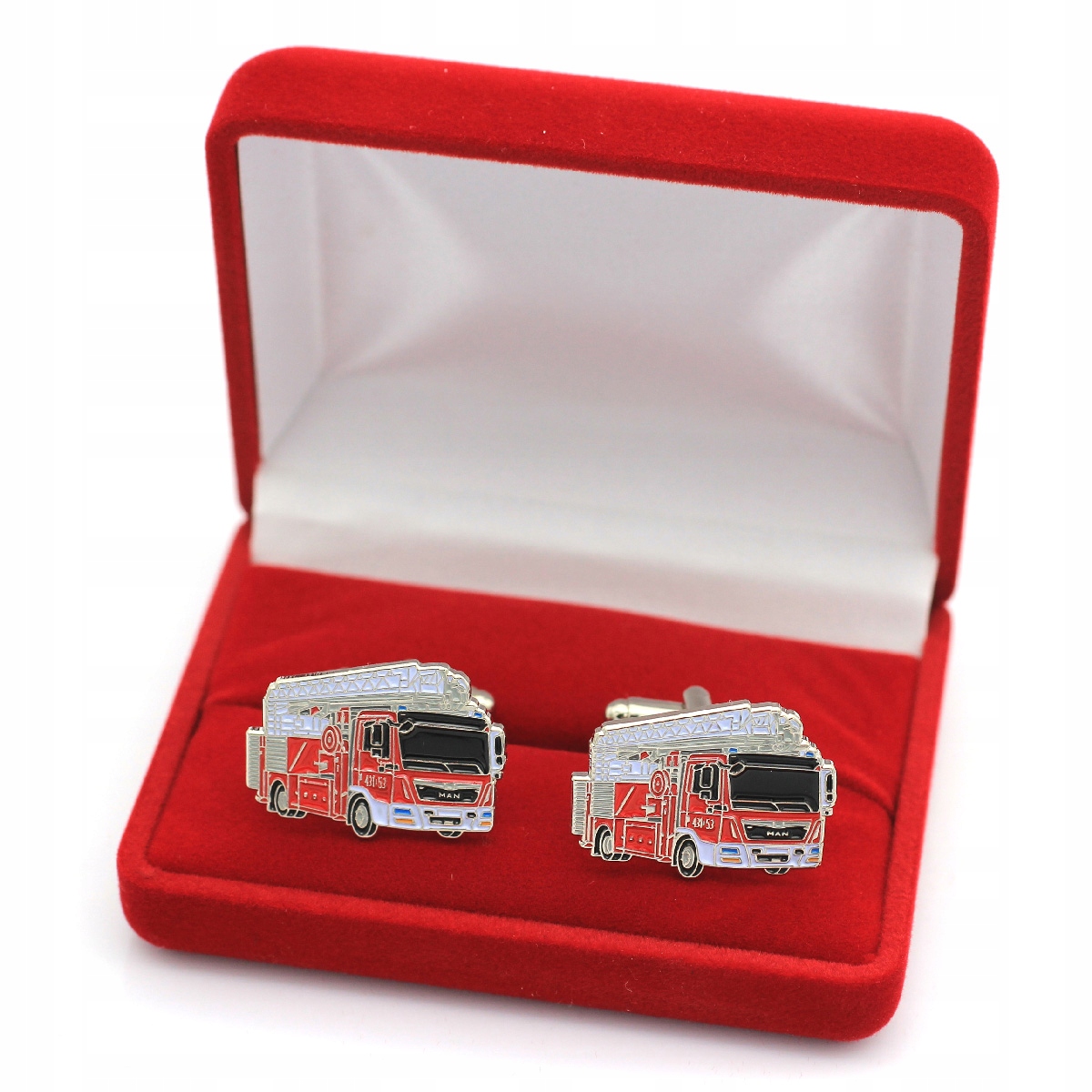 CuffLinks Man SHD-25 Fireproof Cufflinks +puzdro