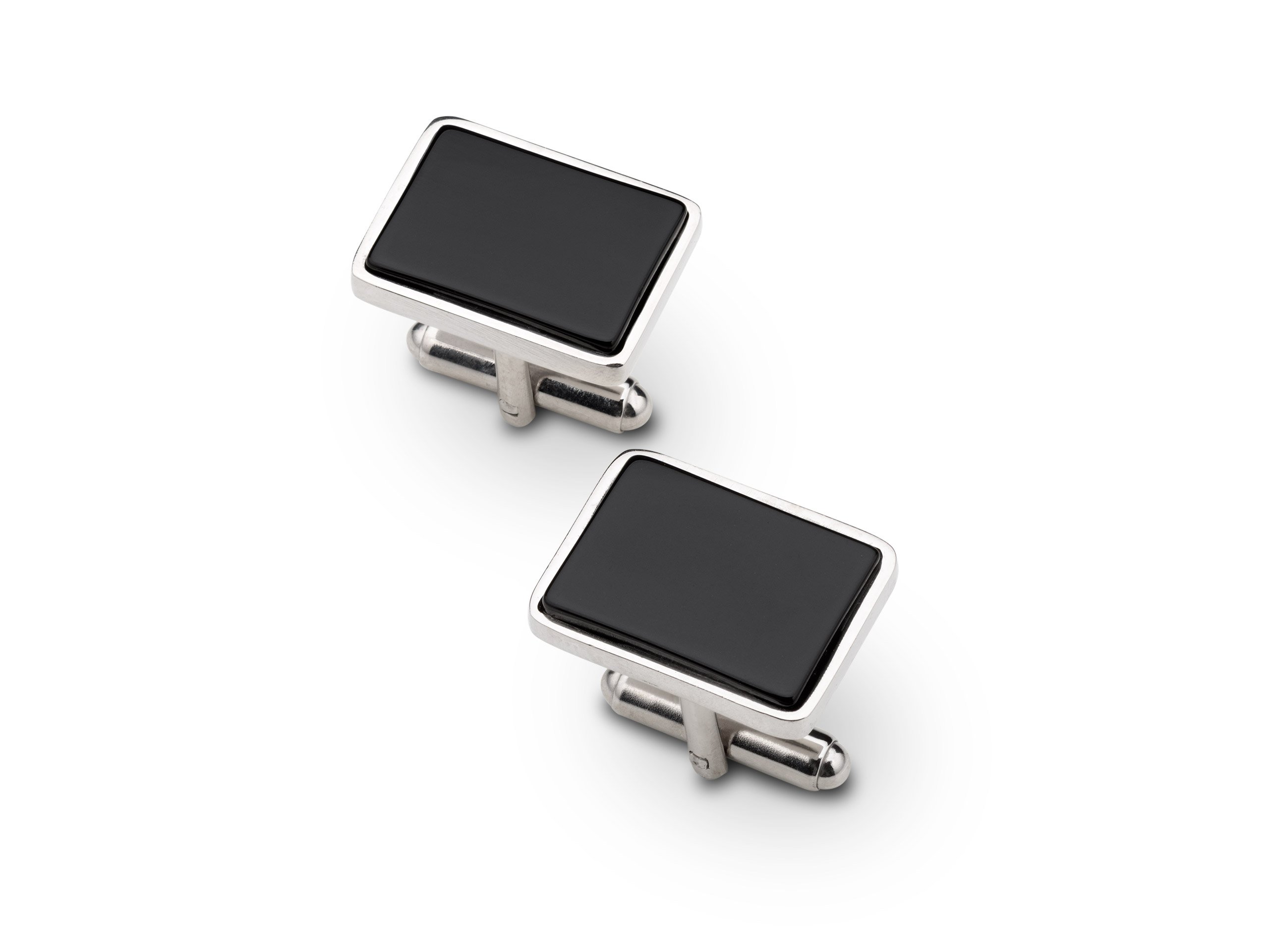 CuffLinks s Onyx - Striebro vzorky 925