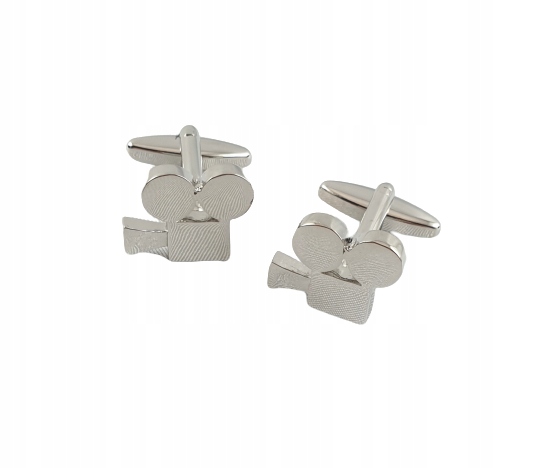 CuffLinks Strieborný fotoaparát darček