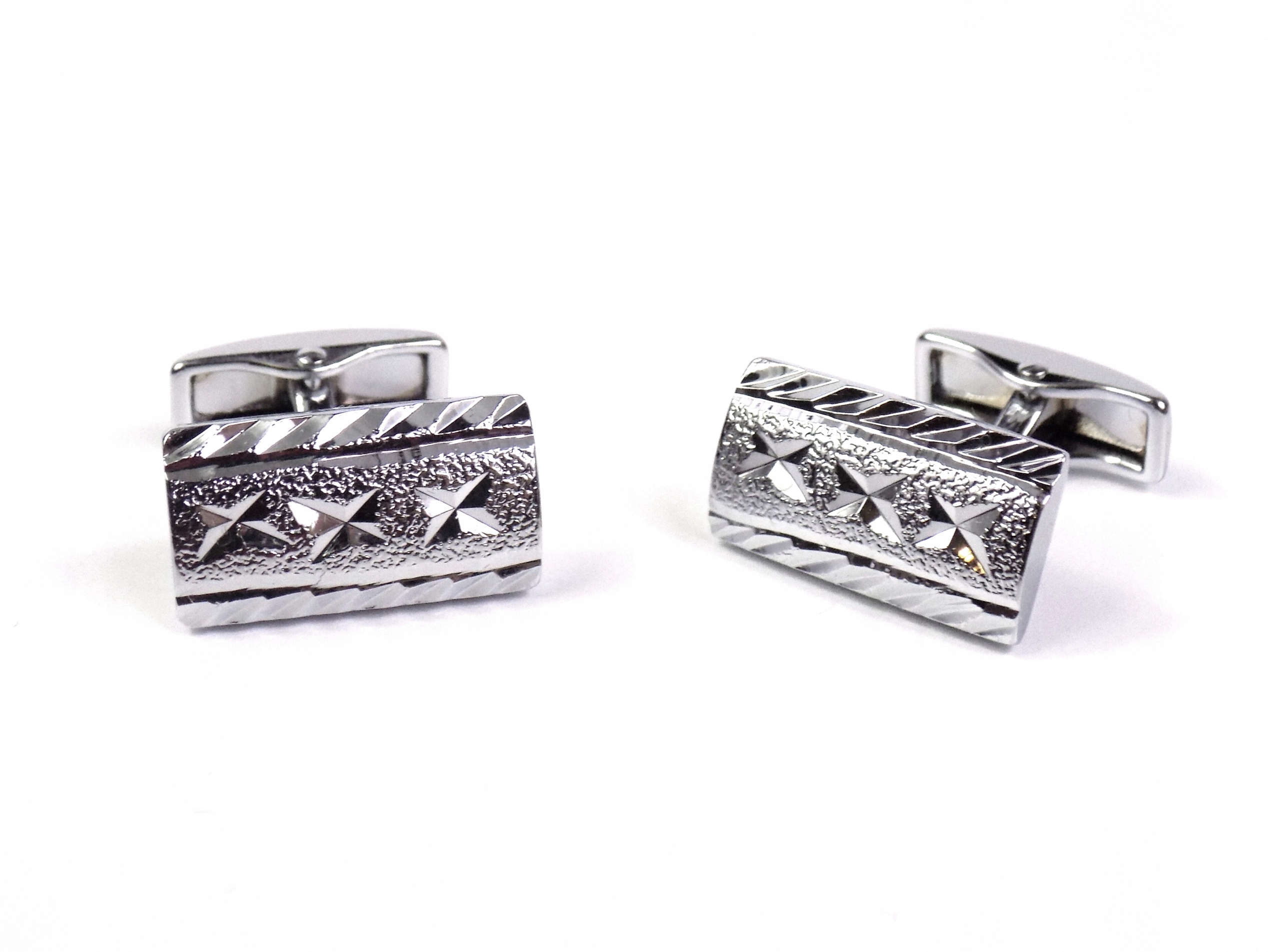 CuffLinks Silver Pattern Gift
