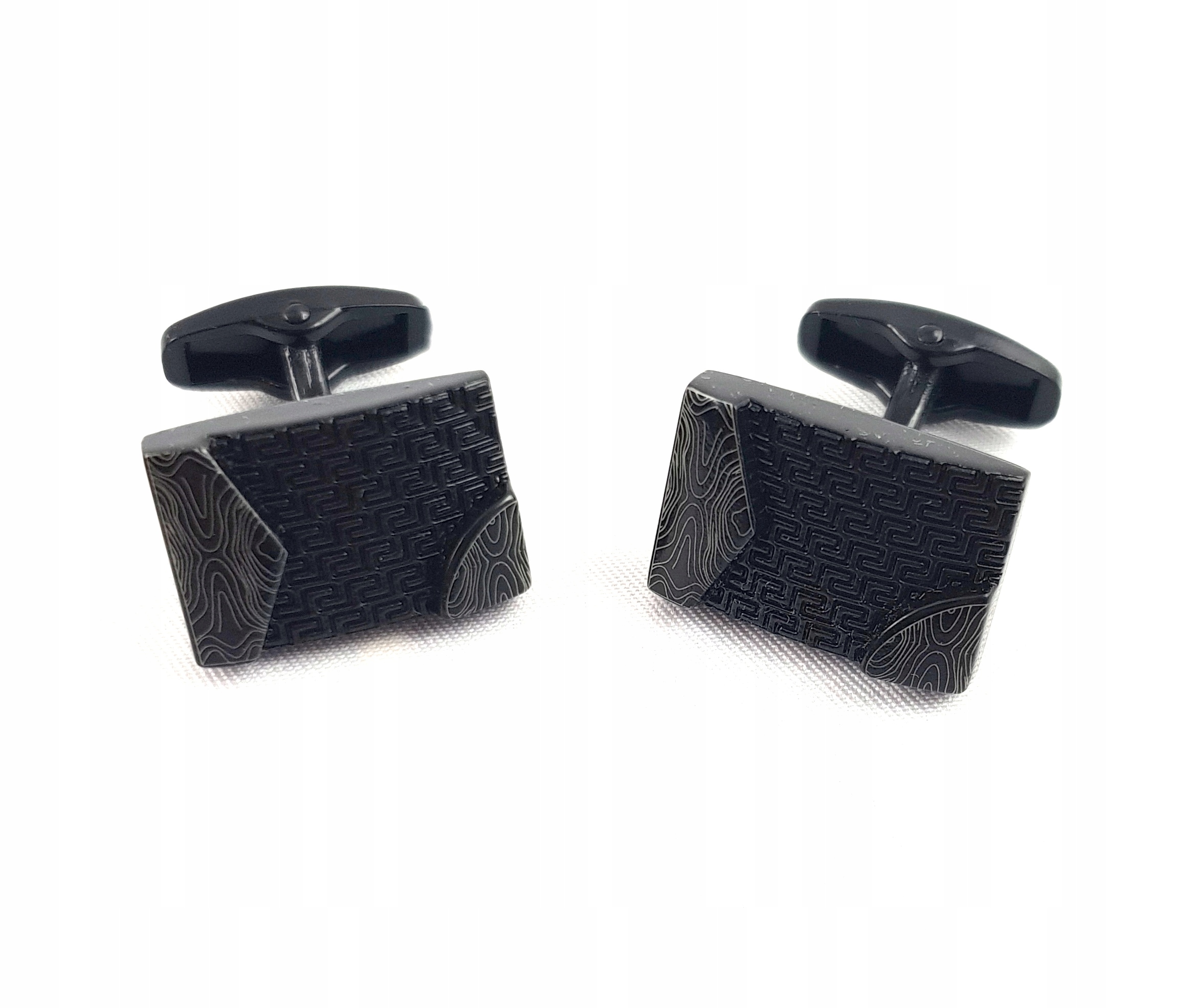 CuffLinks Pattern Black Gift