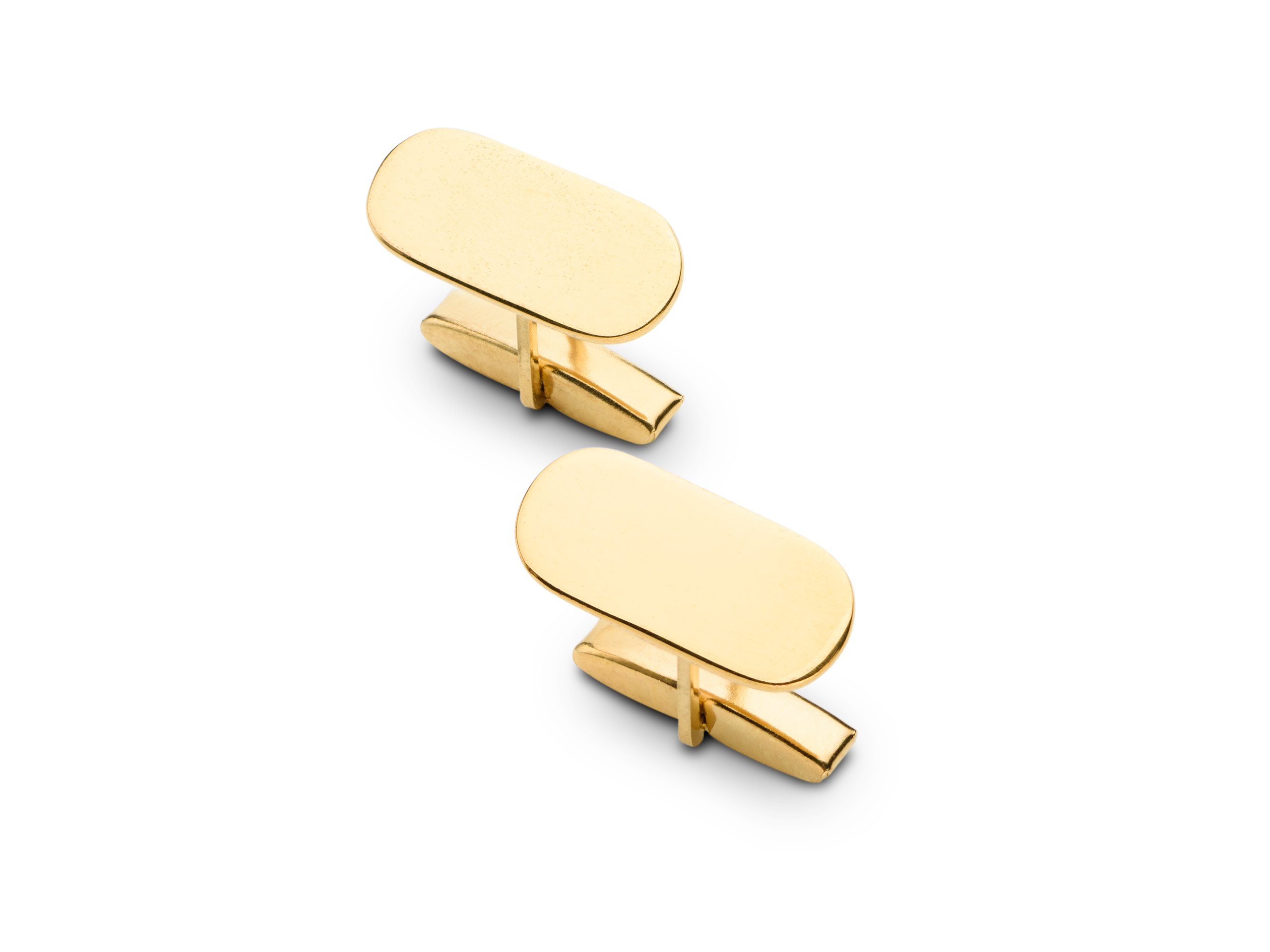 Pánske manžetové gombíky, Silver 925, Gold 24K