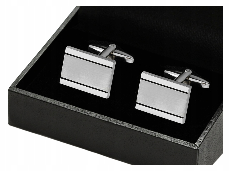 Manžetové gombíky na košeľu Manžetový gombík + BOX D61