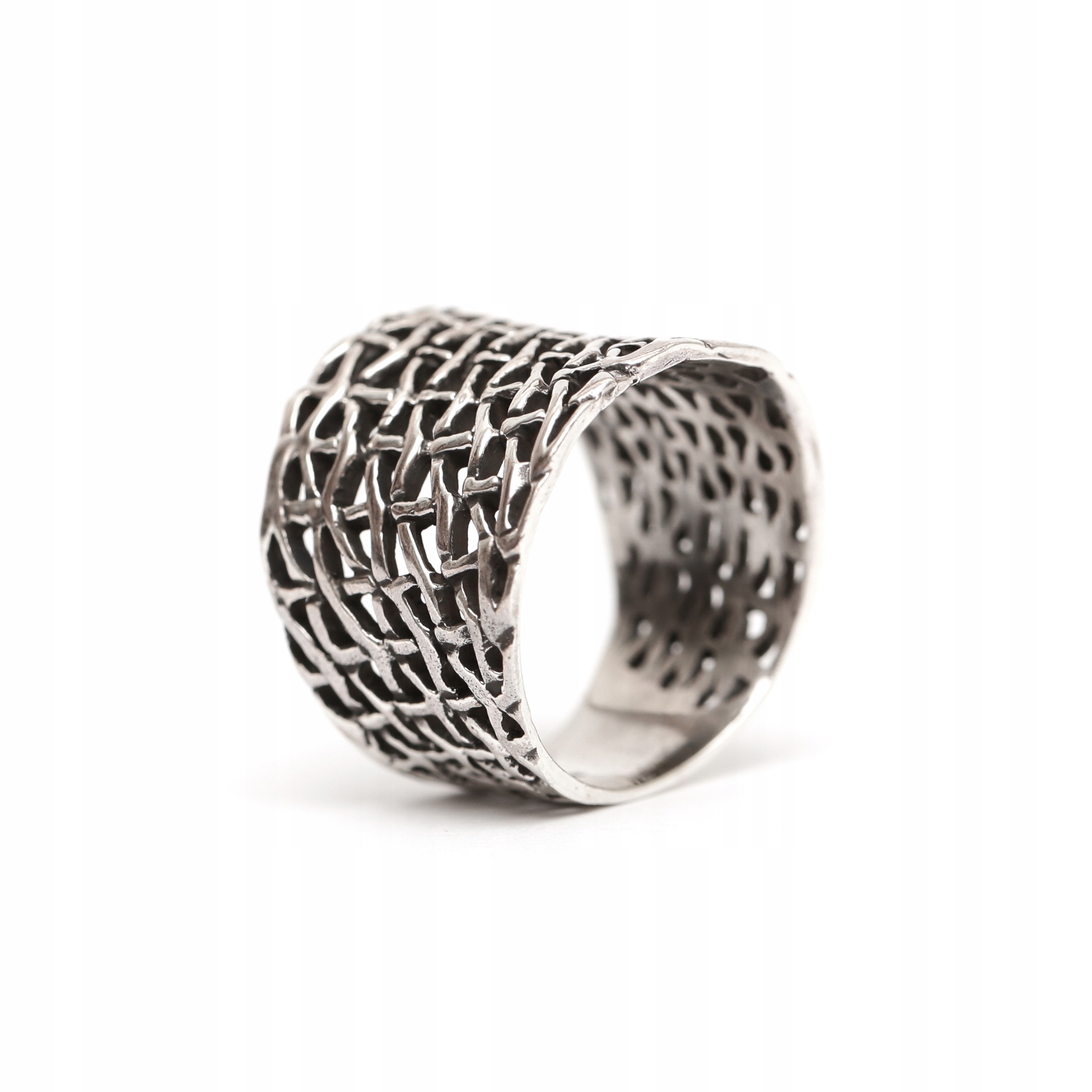 STRIEBRO OPENWORK BAND 21 STERLING SILVER 925