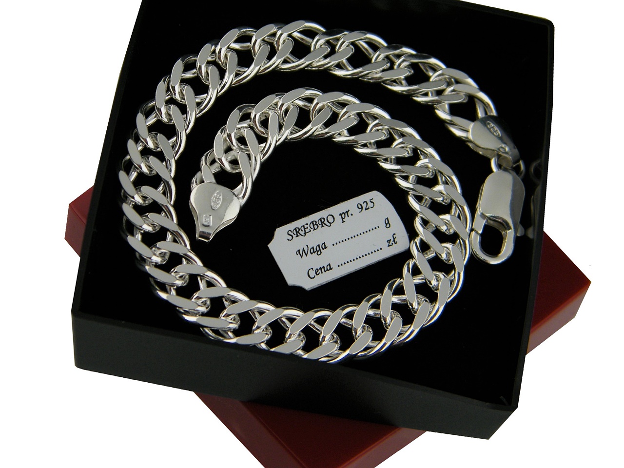 Náramok Silver Rombo 925 8,5 mm Hurt Detal