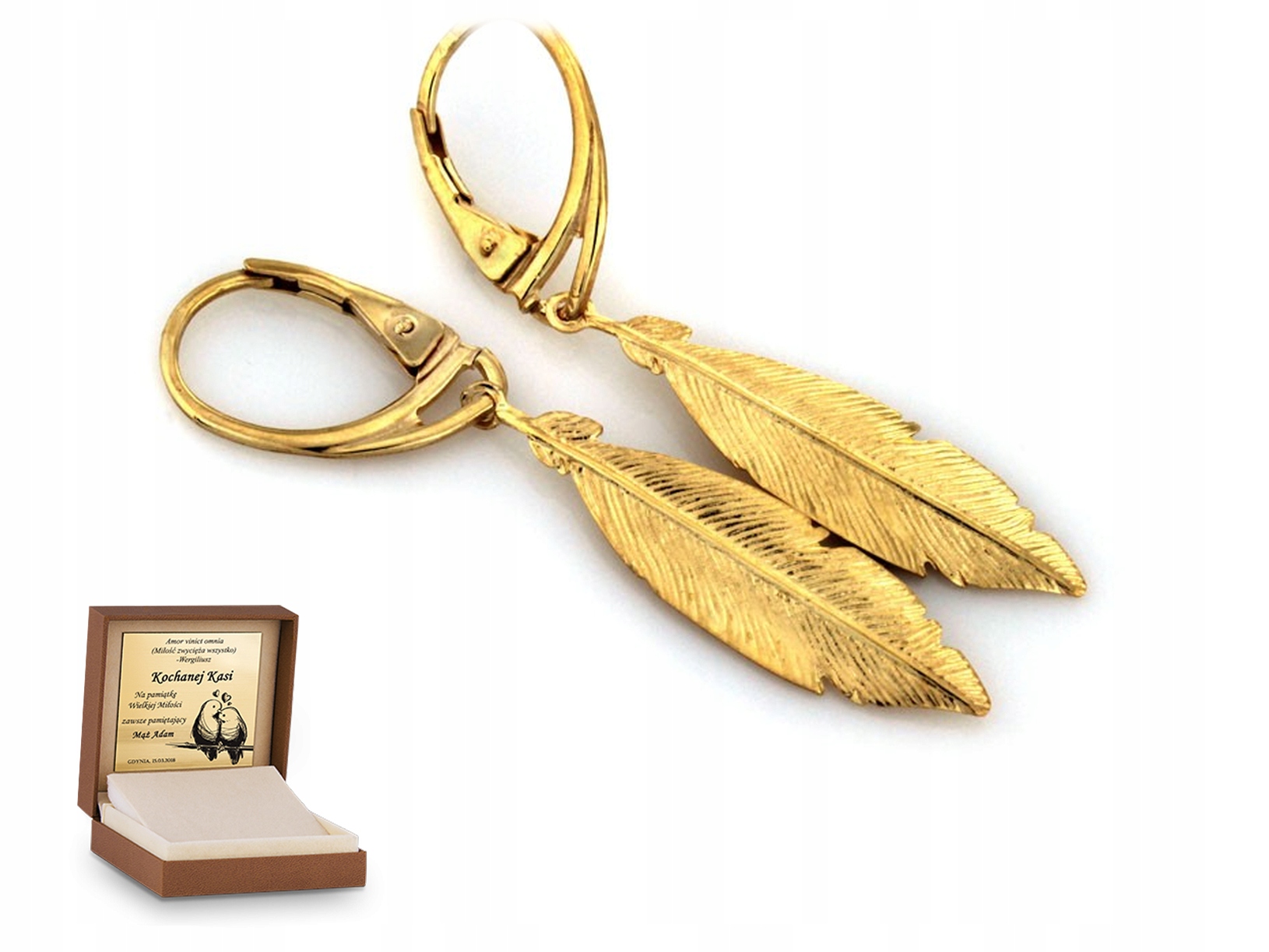 NÁUŠNICE STERLING SILVER 925 ZLATÝ DARČEK