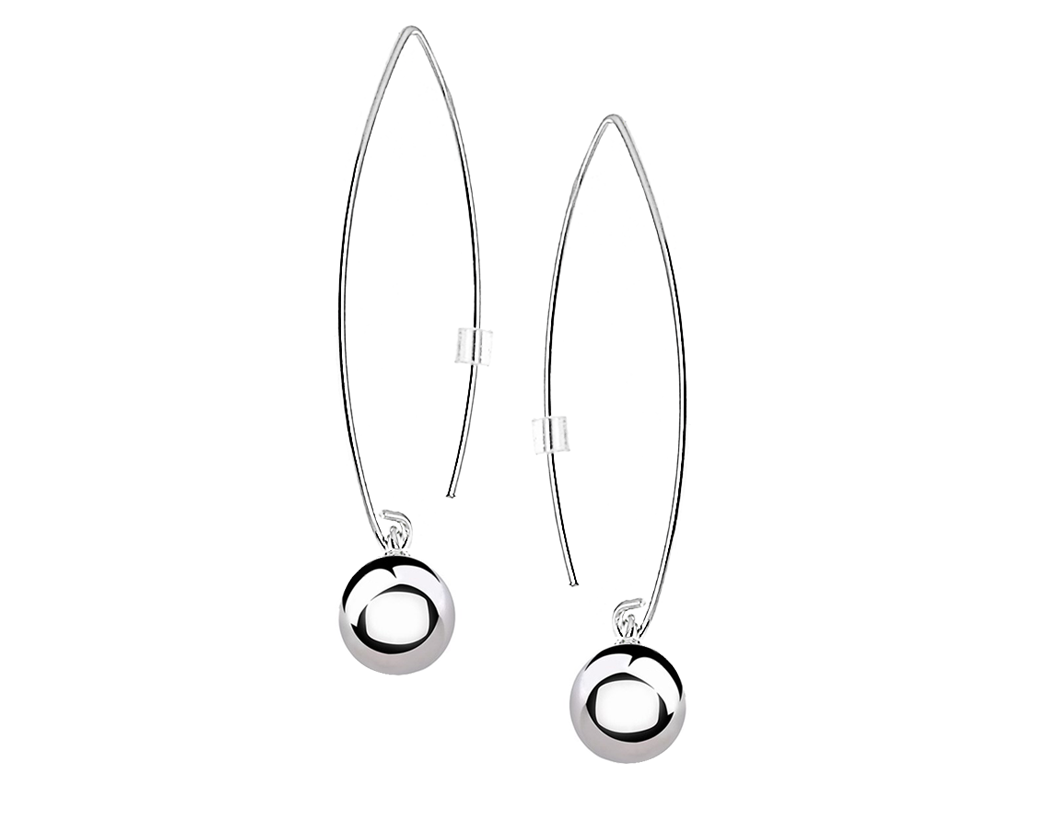 NÁUŠNICE GULIČKOVÉ, STRIEBORNÉ NÁUŠNICE GULIČKOVÉ 10mm 925